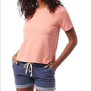 Alternative cropped pocket tee